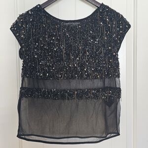 AllSaints Spitalifields Hand Embellished Conical Tee